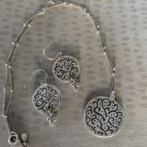 Silpada Cut Above Sterling Silver Set